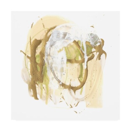 June Erica Vess 'Moss Gold I' Canvas Art,18x18